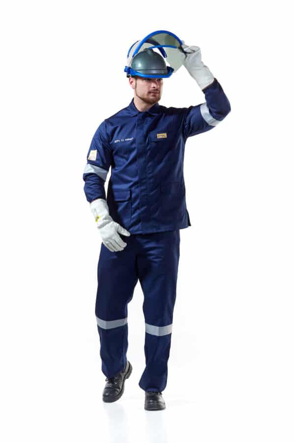 CONTI SUIT POLYCOTTON TWO PIECE WITH REFLECTIVE